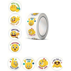 Teacher Reward Stickers - Expression - Roll of 50's